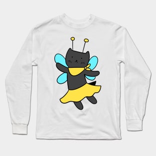 Bee Fairy Cat Long Sleeve T-Shirt